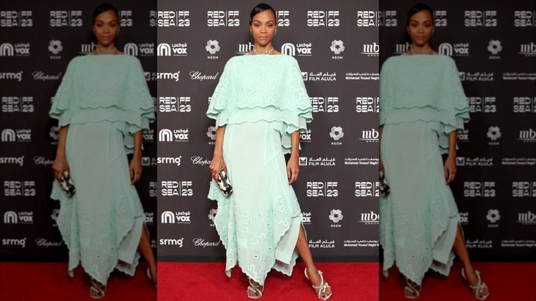 Zoe Saldaña at the 2023 Red Sea International Film Festival.