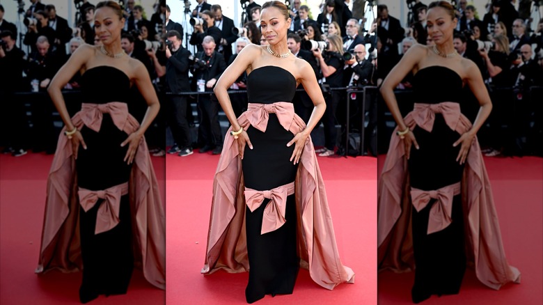 Zoe Saldaña at the 2024 Cannes Film Festival.