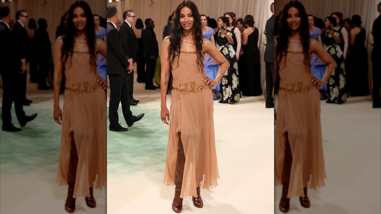 Zoe Saldaña at the 2024 Met Gala.