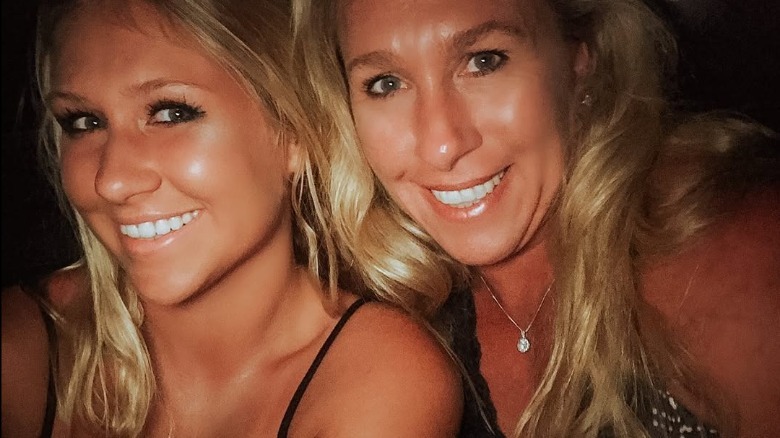 Marjorie Taylor Greene smiling with her daughter