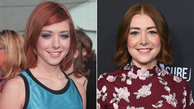 Alyson Hannigan in 1999 and 2025