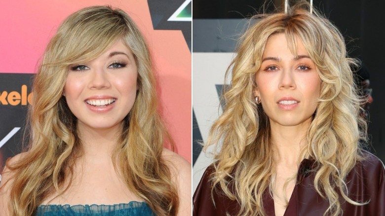 A side-by-side comparison photo of Jennette McCurdy from 2010 and 2026