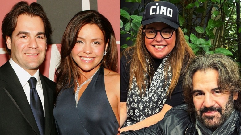 L: Rachael Ray and husband John Cusimano during Time Magazine's 100 Most Influential People 2006 / R: Rachel Ray and husband John Cuismano celebrate Halloween 2025 together