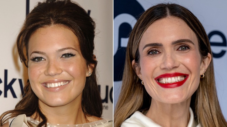 Mandy Moore in 2005 and 2025