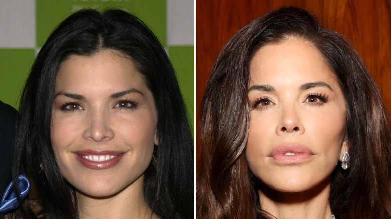 Lauren Sánchez in 2002 and 2025