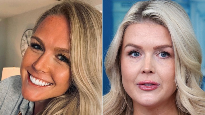 Karoline Leavitt in 2020 and 2026