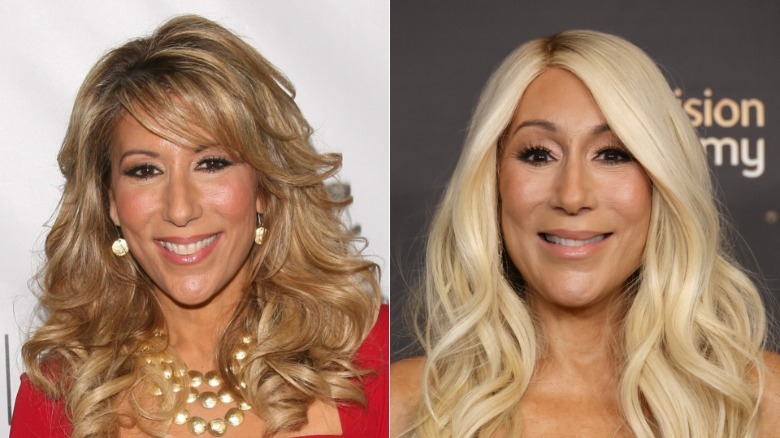Lori Greiner's face in the early Shark Tank days versus and her later Shark Tank days showing a distinct face transformation