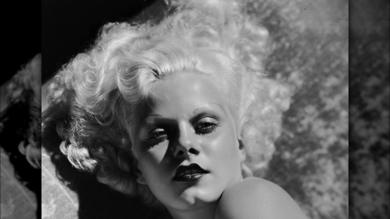 Jean Harlow with wild hair